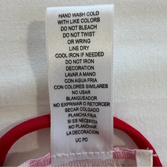 Vintage Lucie Ann red sheer robe sequins beads long sleeve ruffle cuffs S - Picture 9 of 11